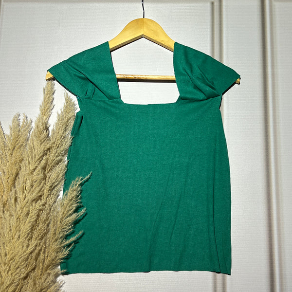 Solid Green Classic Top