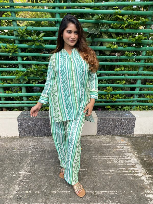 Symmetric Printed Co-ord Set