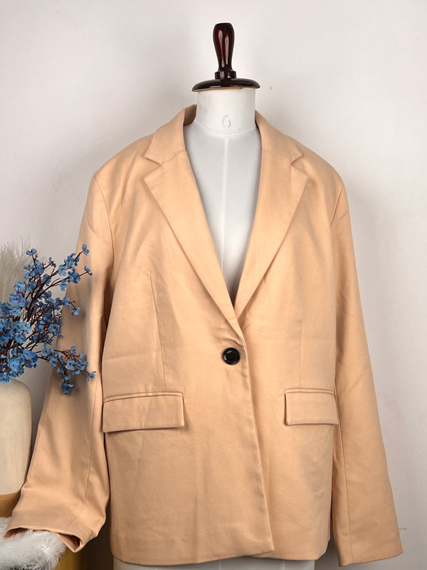 Cream Regular Blazer