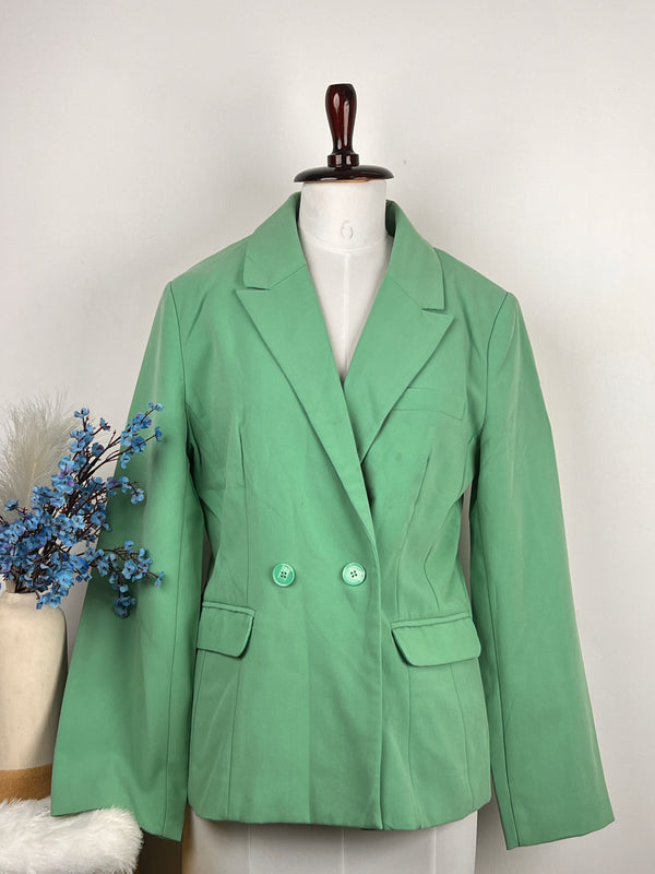 Green Regular Blazer