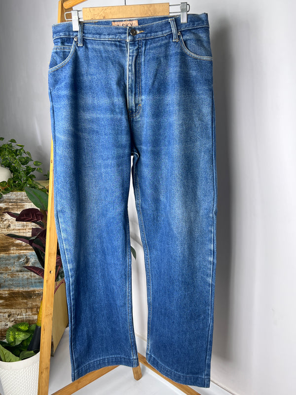 High-Rise Straight-Fit Jeans