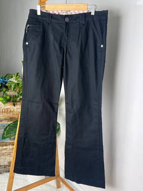 Mid-Rise Flared Jeans