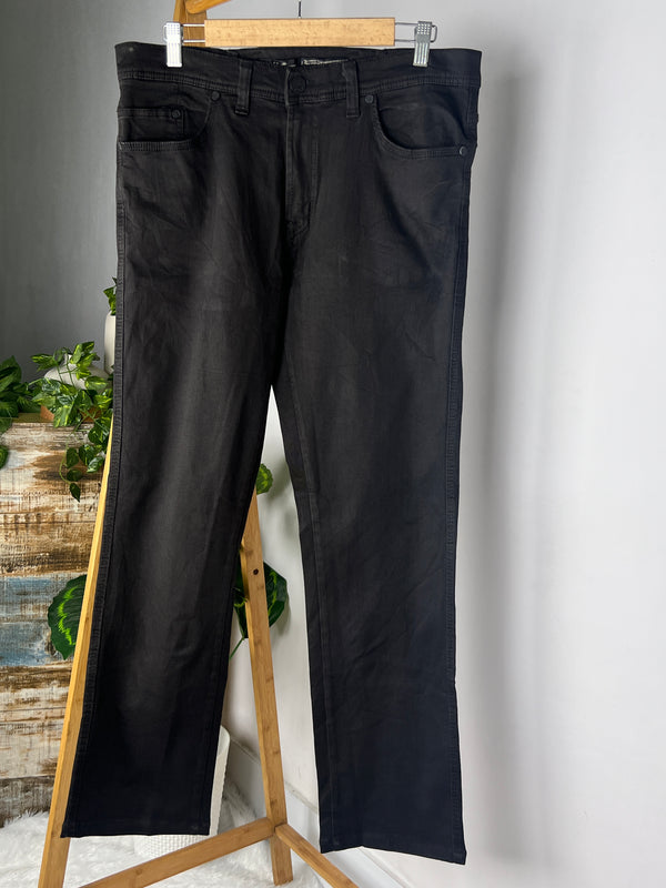 High-Rise Straight-Fit Jeans