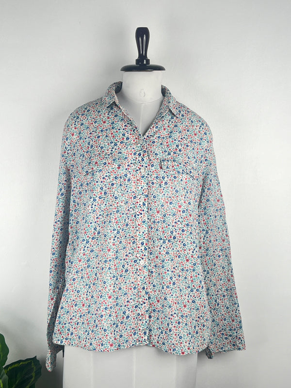 Multi-Floral Cotton Shirt