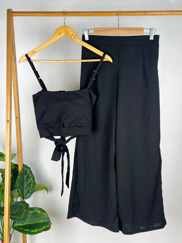 Statement Black Strap Co-ord Set