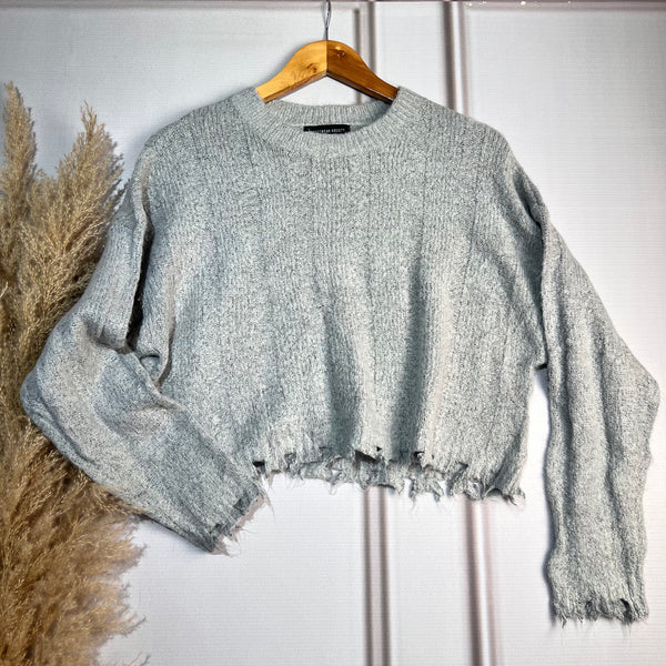 Simplicity Woollen Baggy Gray Sweater