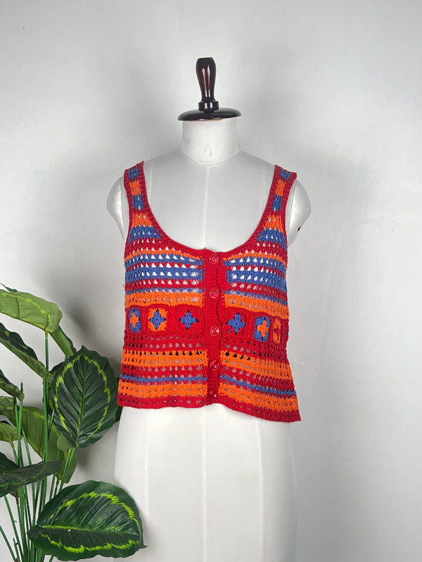 Zara Sleeveless Crop Top