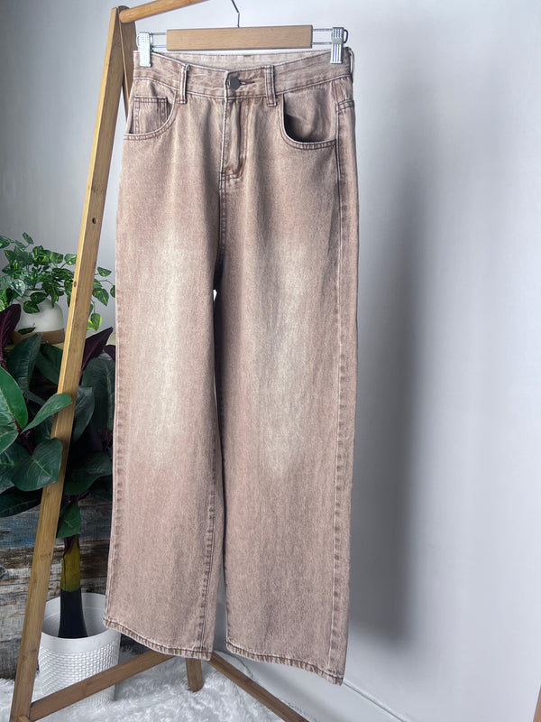 High-Rise Straight-Fit Jeans