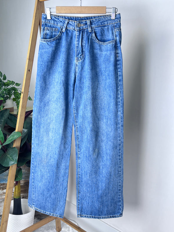 High-Rise Straight-Fit Jeans
