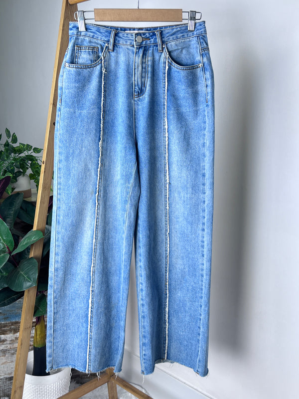 High-Rise Straight-Fit Jeans