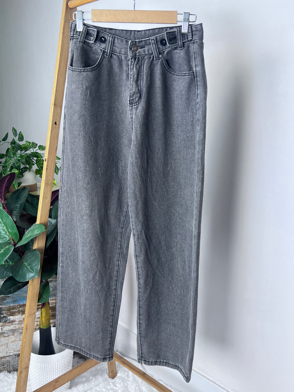 High-Rise Straight-Fit Jeans