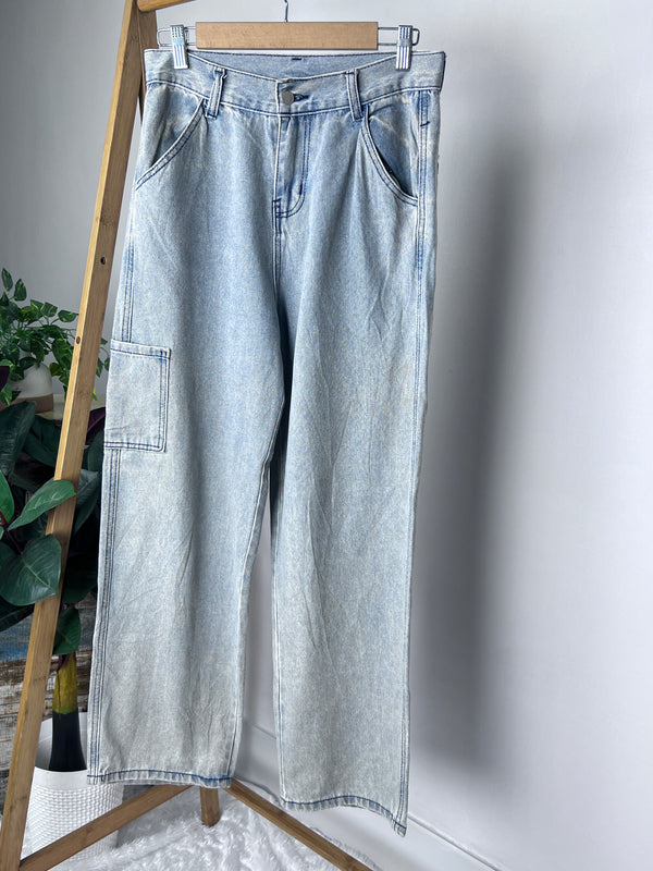 High-Rise Straight-Fit Jeans