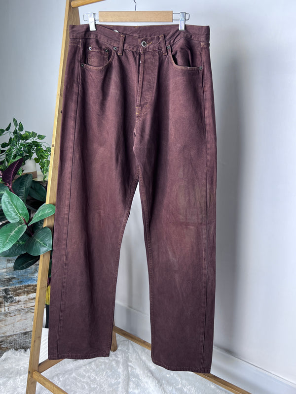 High-Rise Straight-Fit Jeans
