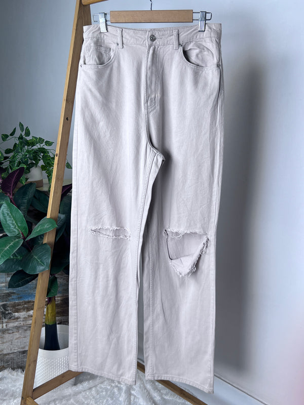 High-Rise Straight-Fit Jeans
