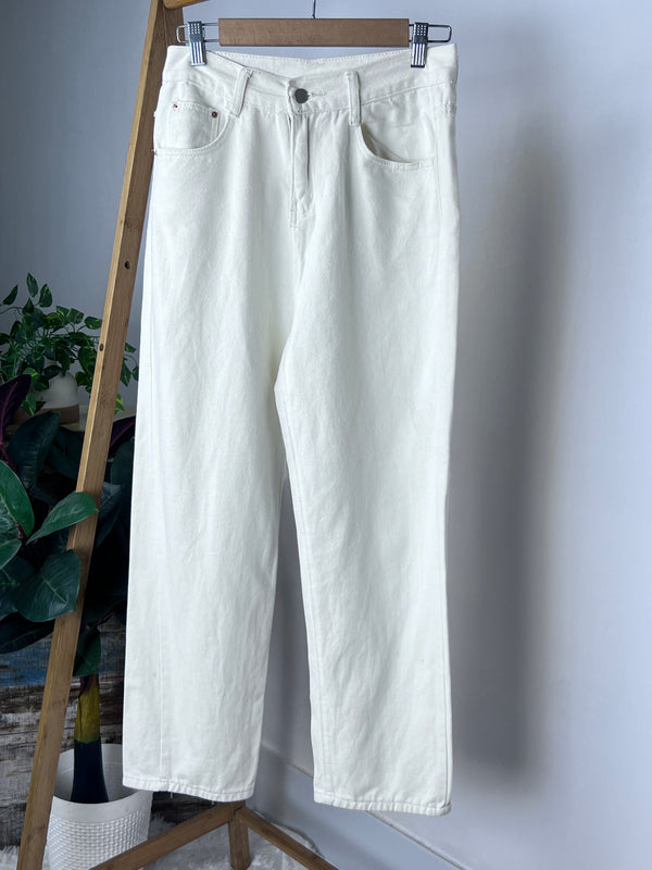 High-Rise Straight-Fit Jeans