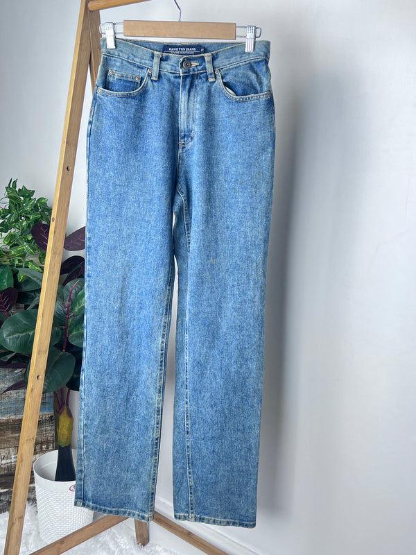 Mid-Rise Straight-Fit Jeans