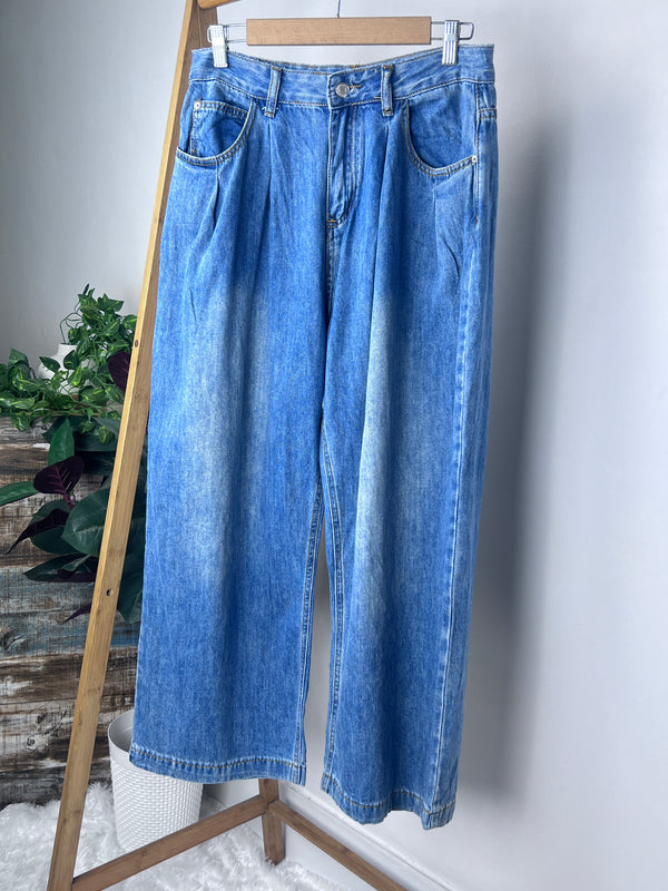 High-Rise Straight-Fit Jeans