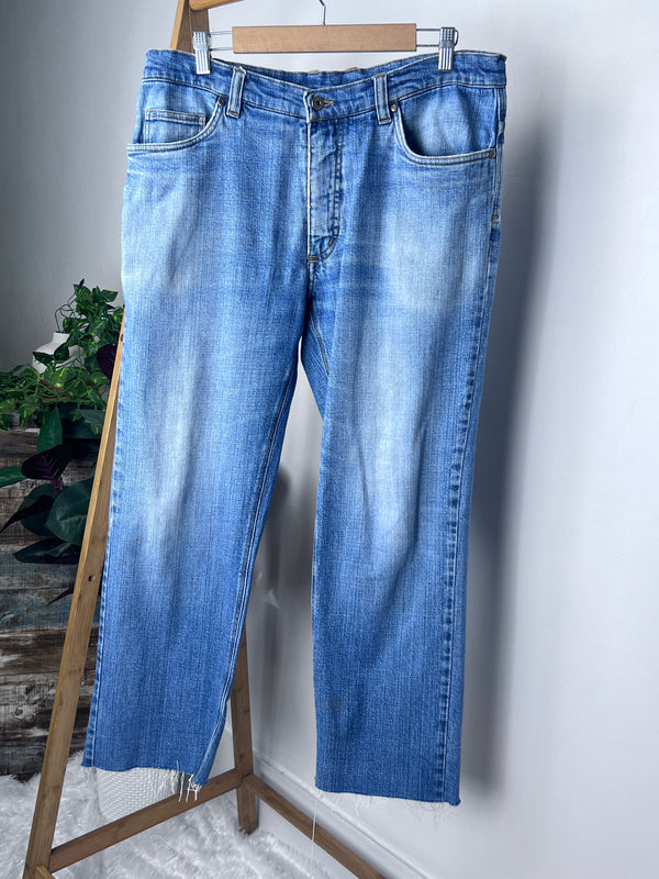 High-Rise Straight-Fit Jeans