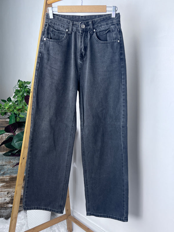 High-Rise Straight-Fit Jeans