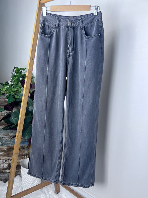 High-Rise Straight-Fit Jeans