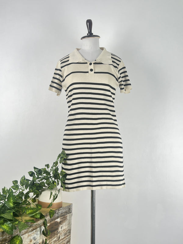 Straight-Fit Collared Dress