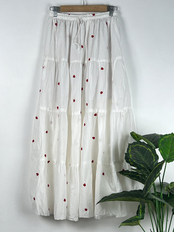 Heart Printed Skirt