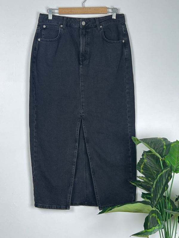 Straight Denim Skirt