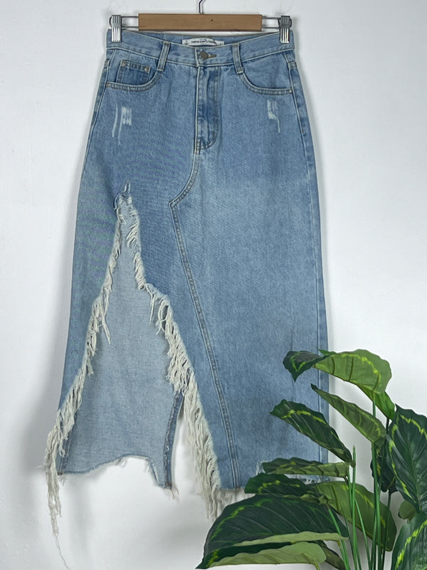 A-Line Denim Skirt