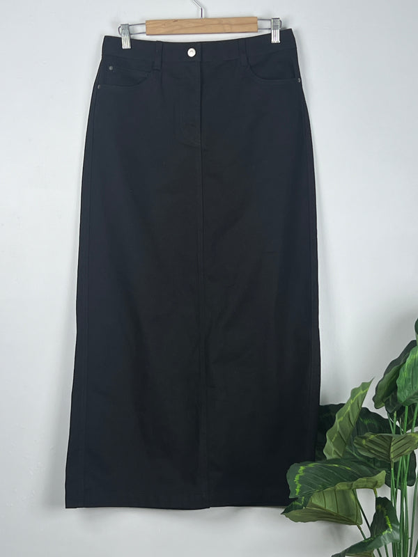 Straight Denim Skirt