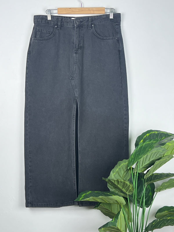 Straight Denim Skirt