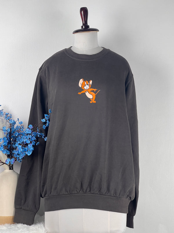 H&M Cartoon-Printed Unisex Sweat Shirt