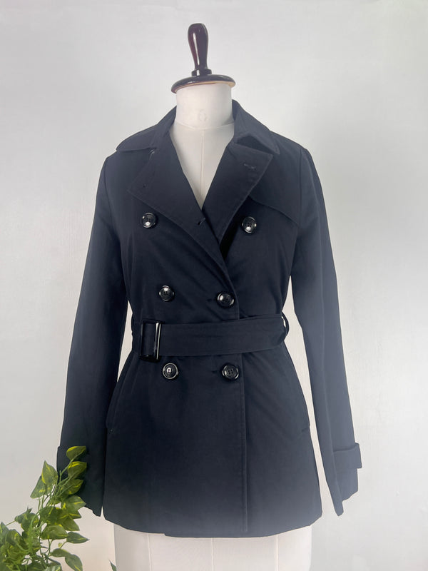 Classic Blue Short Trench Coat