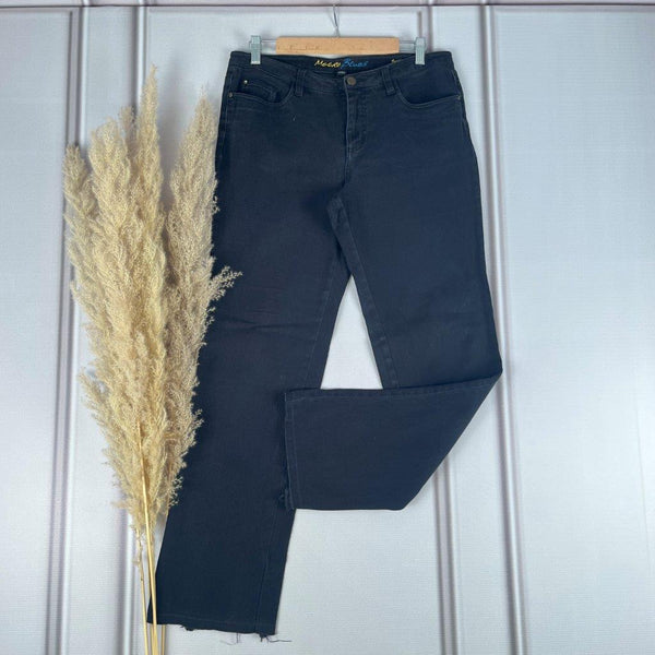 High-Waist Straight Jeans