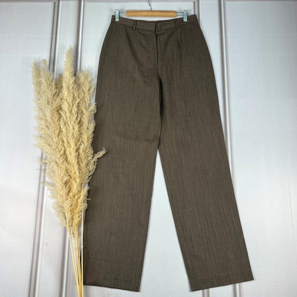 High-Waist Gray Parallel Pants