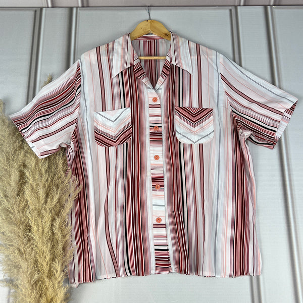 Pink Striped Summer Shirt