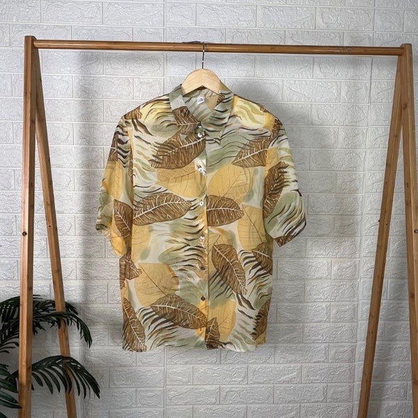 Summer Print Sheer Shirt